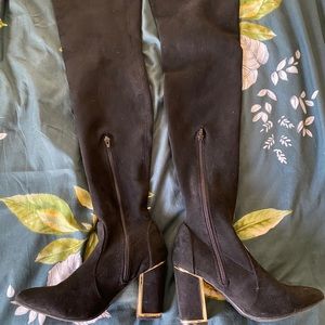 Bamboo Thigh High boots